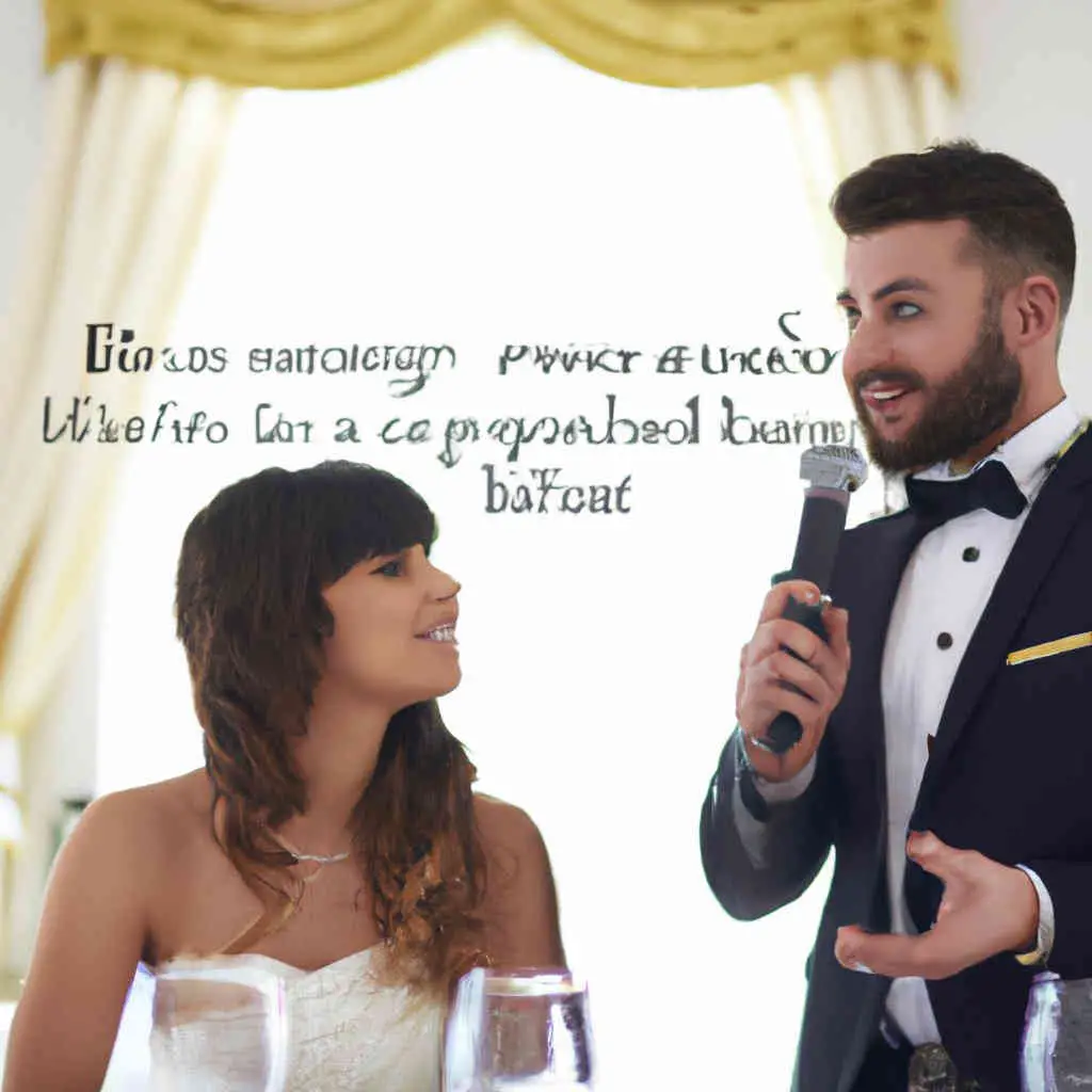 How long should a wedding speech be