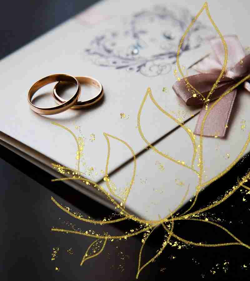 Gold Foil Wedding Invitations 2024